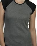 Ladies' Raglan Cap Sleeve Colorblock T-Shirt