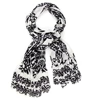 Limited Edition Lightweight Mono Tapestry Print Scarf