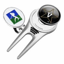 Vanderbilt Commodores Divot Tool Hat Clip With Golf Ball Marker Of 2)