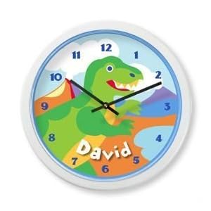 Olive Kids Dinosaurland Personalized Clock