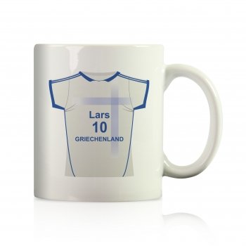 Griechenland EUROPA 2012 Trikot Becher mit Namen und Nummer