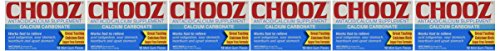 Chooz Mint Antacid Gum, 12-Count Boxes (Pack of 6)