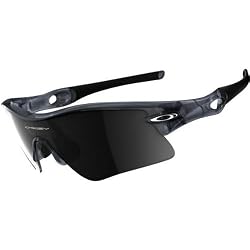 Oakley Radar Range Adult Sport Casual Sunglasses - Crystal Black/Black Iridium