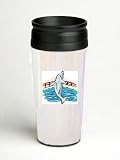 16 oz. Double Wall Insulated Tumbler with dolphin - Paper Insert