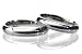 Myonie 5mm Dual Finish Titanium Wedding Band