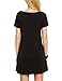 Haola Women's Cross Front Deep V Neck Mini Dress Short Sleeve Casual T-Shirt Dress