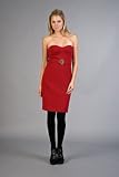 Cranberry Strapless Dresses by Trina Turk