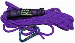 Katie's Bumpers River Rope 25 ft Dog Training Leash - Purple