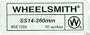 Wheelsmith 2.0 x 180mm silver spokes. Bag of 50.