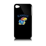 iPhone 4 and 4S Black Hard Case - Kansas Jayhawks