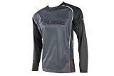 CUBE noir Line Freeride Jersey ML noir/gris/blanc Maillot Bike Jersey Downhill pour vélo