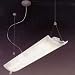 00-0089-N3-55 U Pendant in Grey texture and white alabaster by LEDS