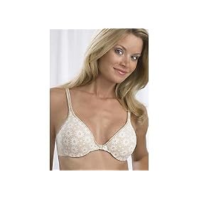 Warner's Women's Daisy Lace Front-Close with Plushline Bra #1509