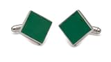 Handmade sterling silver and wood Comiskey baseball stadium ballpark seat cufflinks