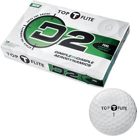 NEW TOP FLITE D2 FEEL GOLF BALLS 15 BALL PACK by 