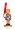 Hummel Figurine - Girl With Nosegay Candleholder