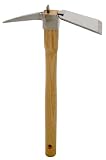 Zenport J606 Planting Hoe, 2.5-Inch Wide Stainless Steel Blade, 3-Inch Pick
