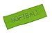 Funny Girl Designs SOFTBALL Rhinestone Cotton Stretch Headband for Girls, Teens and Adults - Softball Team Gifts