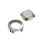 Blackberry Pearl Curve 8800 White Trackball & Ring