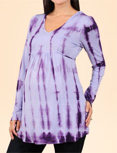 A Pea in the Pod: Long Sleeve Babydoll Maternity T Shirt