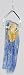 Blue Kyanite Pendant with Citrine