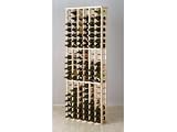 Wine Cellar Innovations Traditional Redwood Individual Bottle Rack 63-bottle