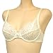 : Orlfa $41 Ivory Floral Lace Detail Demi Bra #0307 sz 34B 36B