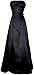 50's Strapless Satin Long Gown Bridesmaid Prom Dress Holiday Formal - 2X