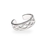Eve's Addiction Sterling Silver Celtic Knot Toe Ring