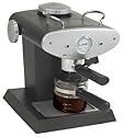 Espresso cappuccino machine with temperature gauge