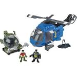 Fisher Price Imaginext Batman Helicopter Vehicle Gift Set with Batman and Robin Figures
