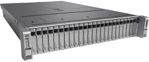 Cisco C240 M4 2U Rack Server - 2 x Intel Xeon E5-2620 v3 2.40 GHz - 2 Processor Support - 16 GB Standard - 12Gb/s SAS RAID Supported, Serial Attached SCSI (SAS), Serial ATA Controller - Gigabit Ethernet - RAID Level: 0, 1, 5, 6, 10, 50, 60 - 1.20 kW - UCS-SPR-C240M4-E2