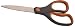 Officemate 8-Inch Stainless Steel Soft Grip Scissors, Straight Design, Gray/Orange Handle (94154)
