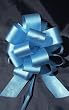 10 Pull String Bows - Gift Wrap Packaging - 5" 20 Loops - 1 1/4" - Periwinkle