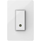 Belkin WeMo Light Switch, Wi-Fi Enabled, Compatible with Amazon Echo