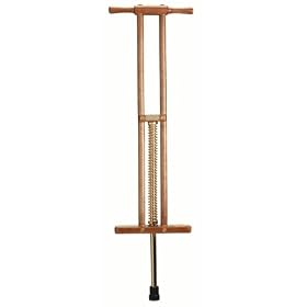 Click here to buy Flybar Wood Retro Pogo Stick by Flybar.