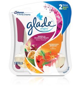 Glade Hawaiian Breeze & Vanilla Passion Fruit PlugIns Scented Oil Refill