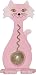Big Belly Bank - Pink Cat - 20 Inch - Handcrafted in the USA
