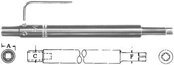 1/2" Walton 40050 - Tap Extension For Machine and Hand Tapping