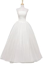 Hot Sale GEORGE DESIGN Simple Strapless Bridal Ball Gowns With Pleated Upper Bodice Size 2 White