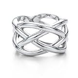 Tiffany Inspired Sterling Silver Celtic Knot Ring