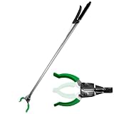 ET 36-Inch Pinch Style Pick-up Tools Trash Grabber with Aluminum Handle