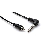 Brand New Hosa Cpr-105r 5 Foot 1/4" Ts Right Angle to RCA Unbalanced Interconnect Audio Cable