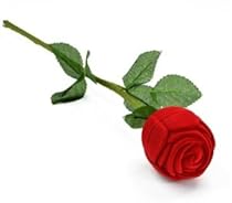 Cosmos &reg; Red Rose Jewelry Gift Box Case for Ring Earring + Free Cosmos Cable Tie