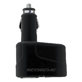 Universal Twin Car 12v Socket Adapter for Multiple Charging - iPod, iPhone, Cellphones, MP3 Players and more!