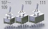 エスコ 4極双投 トグルスイッチ 125V 6A 6mm EA940DH-111