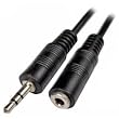 Cables Unlimited AUD-1000-50 3.5mm Male to Female Stereo Cable (50 Feet, Black)