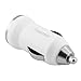 Generic Car Charger for with iPhone 5 - Non-Retail Packaging - White