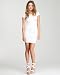 bebe Lace Shoulder Bodycon Dress
