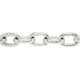 Campbell 0140423 System 3 Grade 30 Low Carbon Steel Proof Coil Chain in Round Pail, Zinc Plated, 1/4" Trade, 0.26" Diameter, 141' Length, 1300 lbs Load Capacity